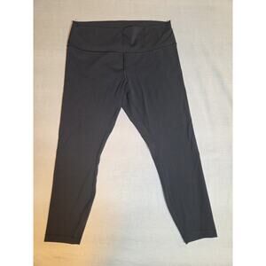 NWOT Lululemon Black Crop Women's Leggings Size 16